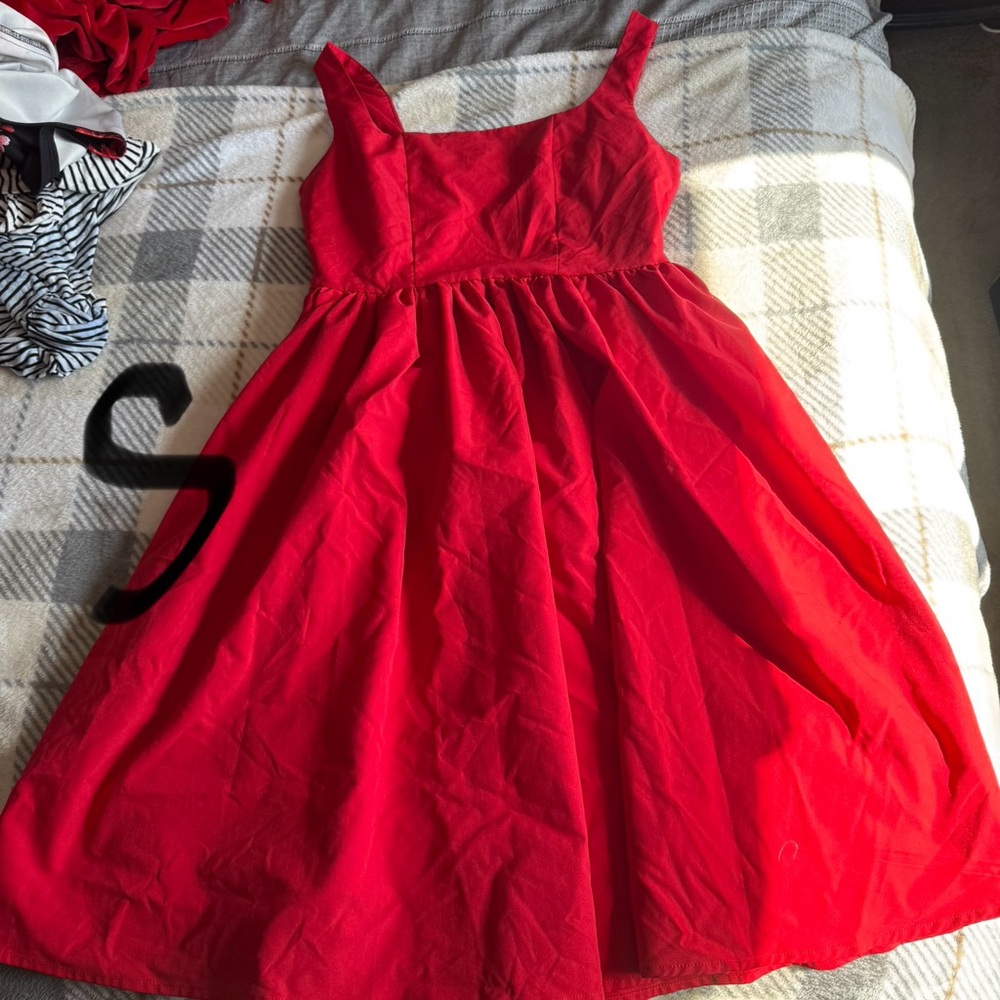 Red Sleeveless Dress